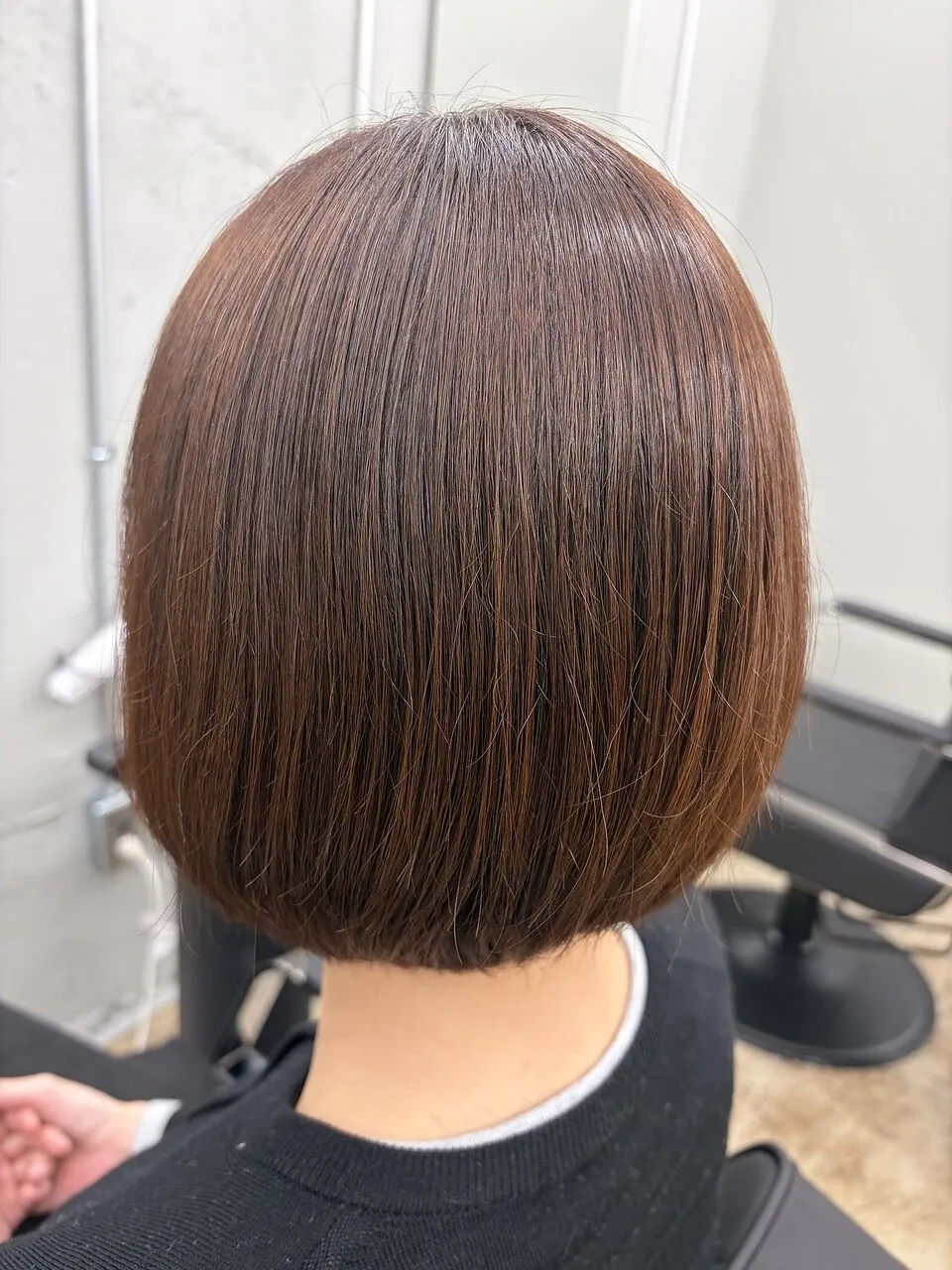 チョコレートブラウン&ミニボブ